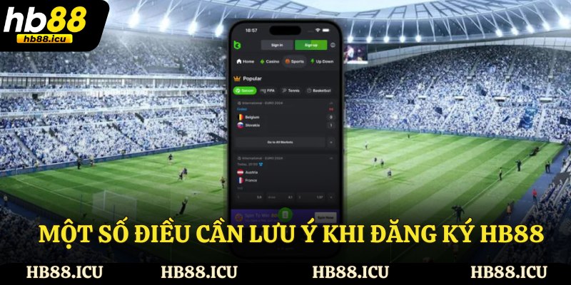 Một số điều cần lưu ý khi đăng ký HB88